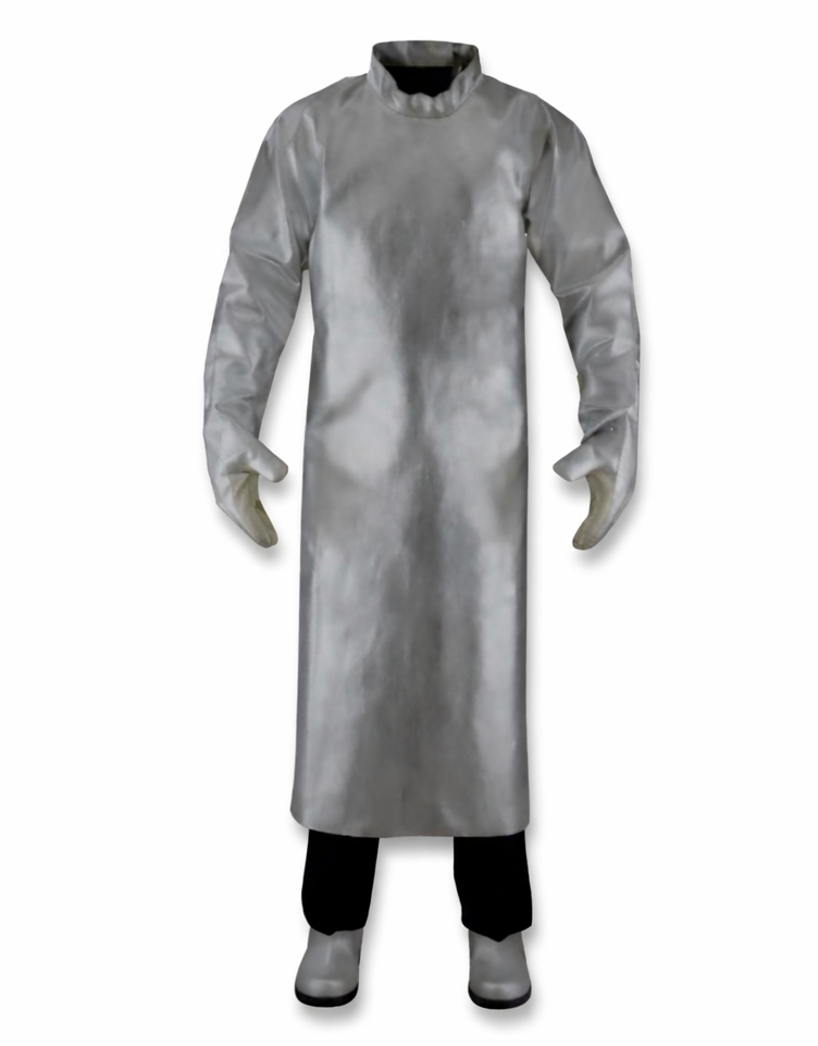 ALUMINISED APRON WITH SLEEVES