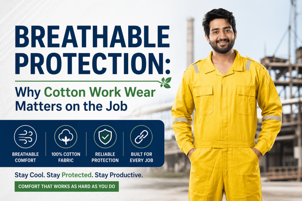 cotton workwear coverall
