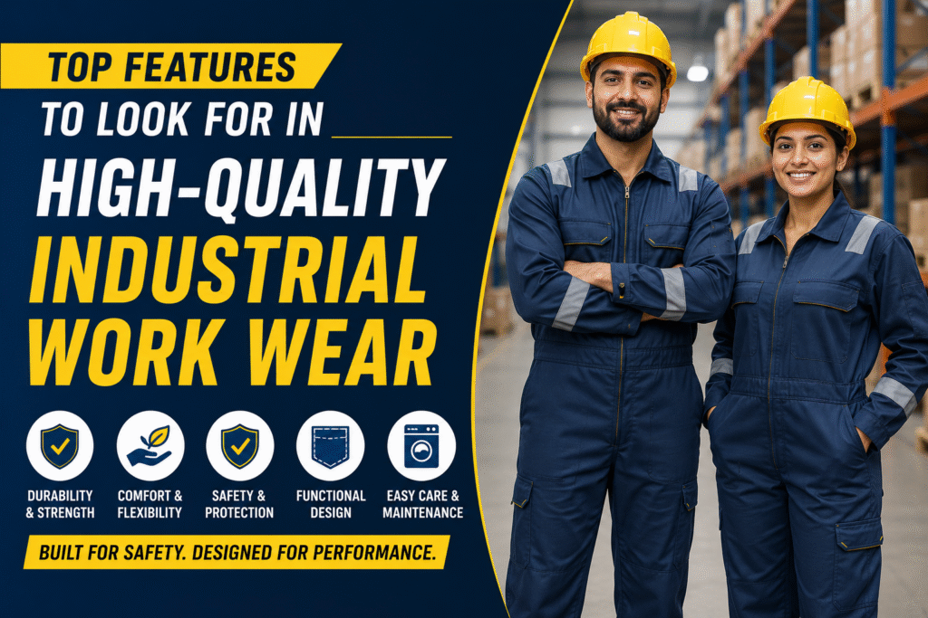 Durable industrial workwear Polyester coverall