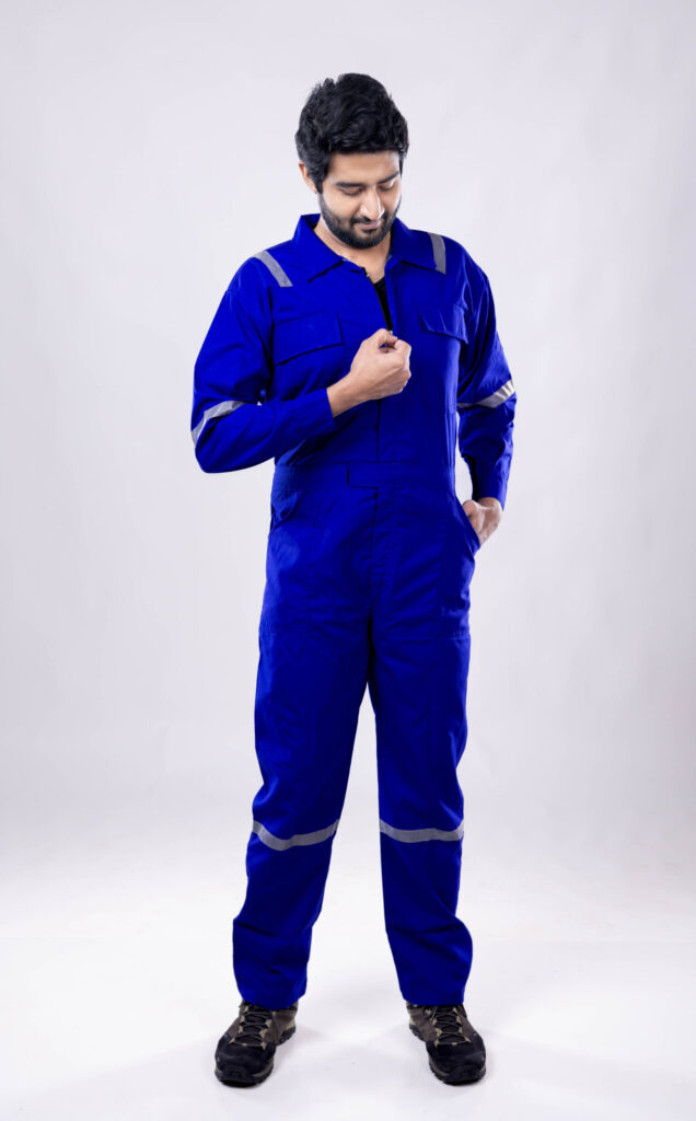 Durable industrial workwear Polyester coverall
