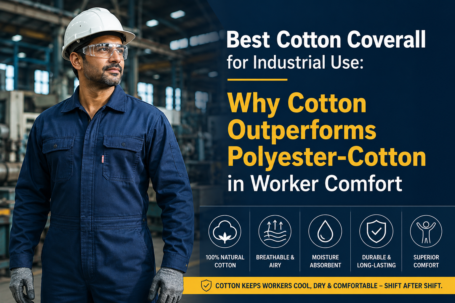 Best Cotton Coverall for Industrial Use