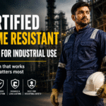 Flame Resistant Suit for Industrial Use