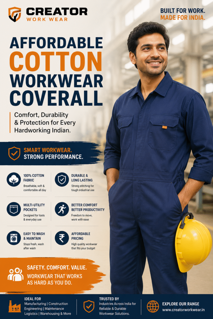 Affordable cotton workwear